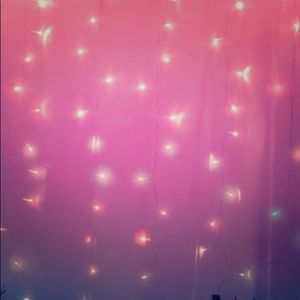 Led string light curtain